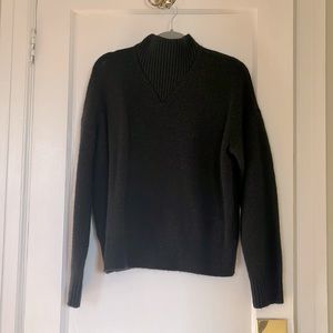 NEVER WORN Madewell Dillon Mockneck Pullover Sweater, Medium, Black